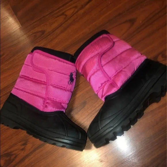 COPY - Polo Ralph Lauren Vancouver EZ Pull-On Big Kids Raspberry Snow Boots - Picture 4 of 11